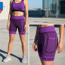 Malla corta Hanker Akasha 2.0 mujer Morado ideal para running , trail y fitness