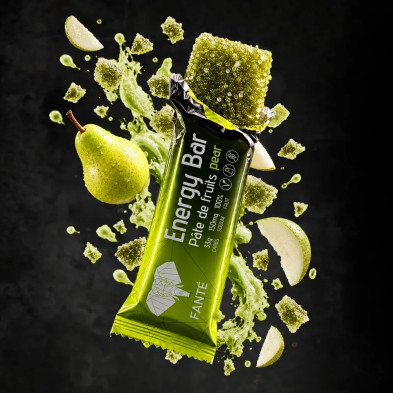 Barrita energética Fanté Energy Bar Pâte de Fruit sabor pera, con puré natural de fruta