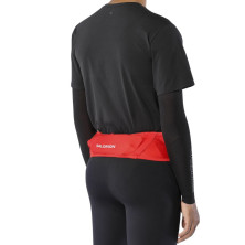 Cinturón Salomon Pulse Belt High Risk Red con hebillas para llevar los bastones