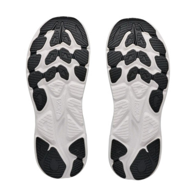 Zapatillas Hoka Clifton 11 hombre Frost Black suela Durabrasion más reistente