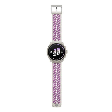 Reloj Deportivo GPS Suunto Race 3S Titanium pluma morada Correa de silicona Suunto Athletic 2 de 22 mm
