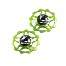 roldanas JRC 11T Shimano 12V verde par