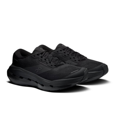 Zapatillas On Running Cloudrunner 3 Max hombre Black Black base ancha y paredes que ofrecen soporte