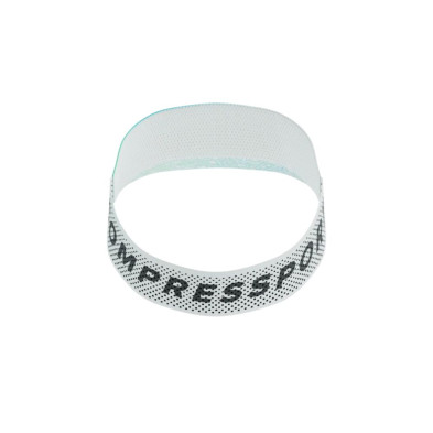 Visera running Compressport Pro Racing Visor Star unisex White Blue Green