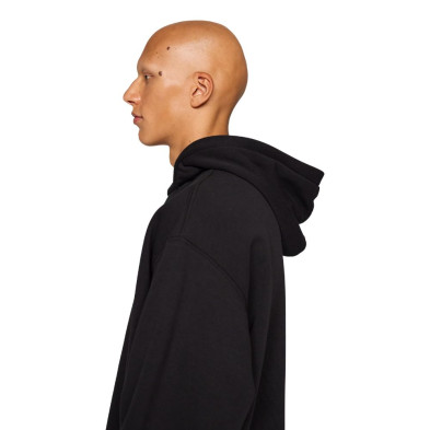 Sudadera On Running Club Hoodie hombre Black holgada y suave para no llevar nada debajo
