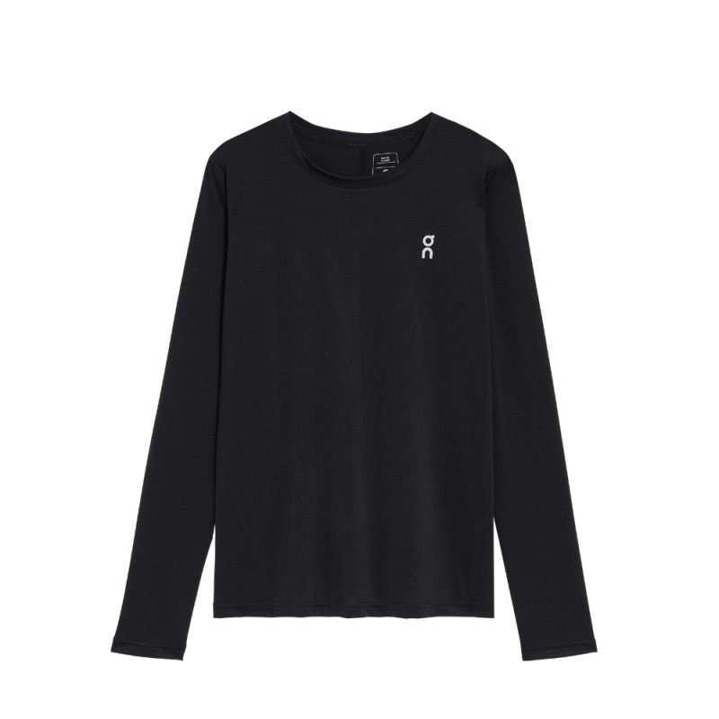 Camiseta manga larga On Running Core Long-T mujer Black
