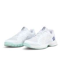 Zapatillas Wilson Rush Pro L Junior Tennis Unisex White/ Bay/ Skipper Blue