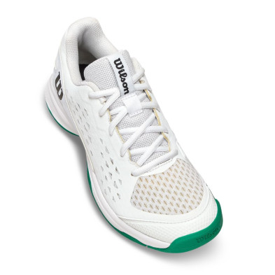 Zapatillas Wilson Rush Pro L Junior Tennis Unisex White White Bosphorus ligera y transpirable