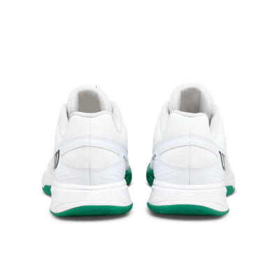 Zapatillas Wilson Rush Pro L Junior Tennis Unisex White White Bosphorus amortiguación dinámica
