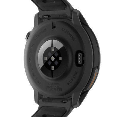Reloj deportivo GPS Coros Pace Pro 4 negro trasera