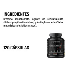 Creatina Cápsulas PowerGym ingredientes 2