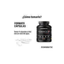 Creatina Cápsulas PowerGym como funciona