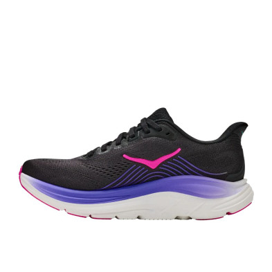 Zapatillas Hoka Clifton 11 mujer Black/ Neon Nebula para entrenos diarios