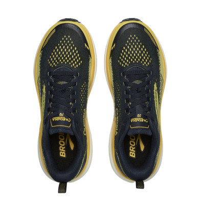Zapatillas trail Brooks Cascadia 20 hombre Navy Cyber Yellow Grey