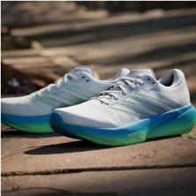 Zapatillas Adidas Supernova Rise 3 Hombre Cloud White/ Silver Metallic/ Semi Blue Burst upper Primeweave más transpirable