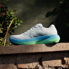 Zapatillas Adidas Supernova Rise 3 Hombre Cloud White/ Silver Metallic/ Semi Blue Burst
