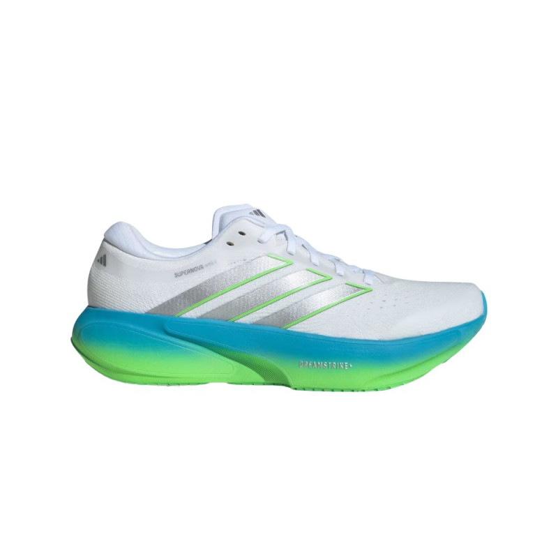 Zapatillas Adidas Supernova Rise 3 Hombre Cloud White/ Silver Metallic/ Semi Blue Burst