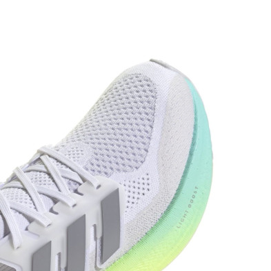 Zapatillas Ultraboost 5 Hombre Cloud White Halo Silver Flash Aqua sistema torsión
