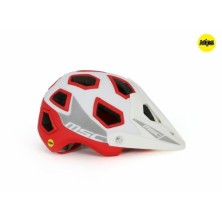 Casco MSC Mips Enduro blanco/rojo