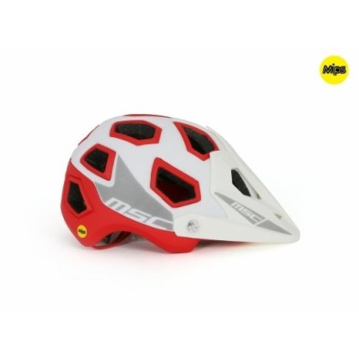 Casco MSC Mips Enduro blanco/rojo