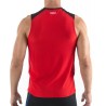 Camiseta S/Mangas Trail Hombre - Plus (rojo-negro)