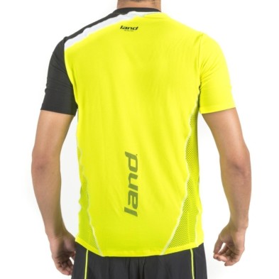 Camiseta M/Corta Hombre Fanatic (amarillo neon-negro)