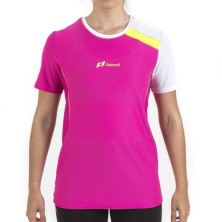 Camiseta M/Corta Trail Ilusion (rosa-blanco)