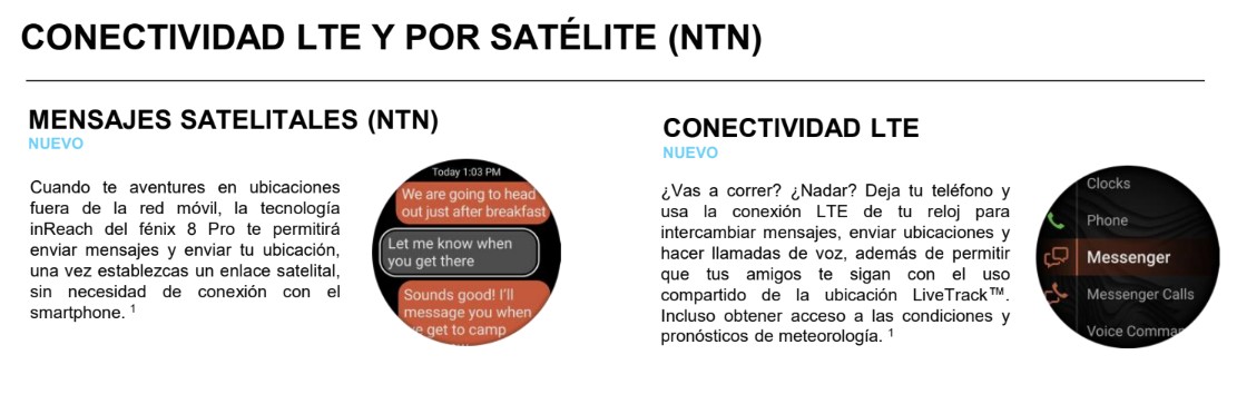 Conectividad Garmin fenix 8 pro