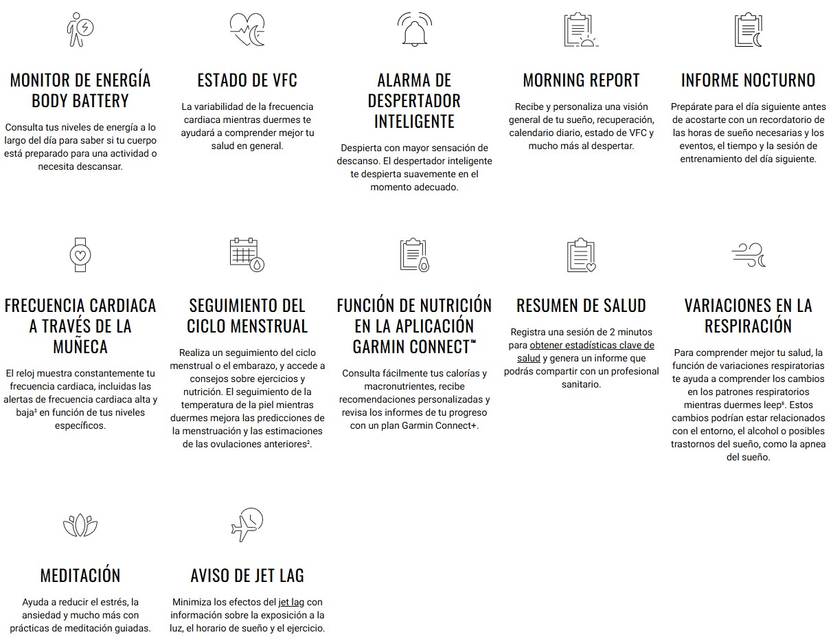 Garmin Venu 4 Forma física