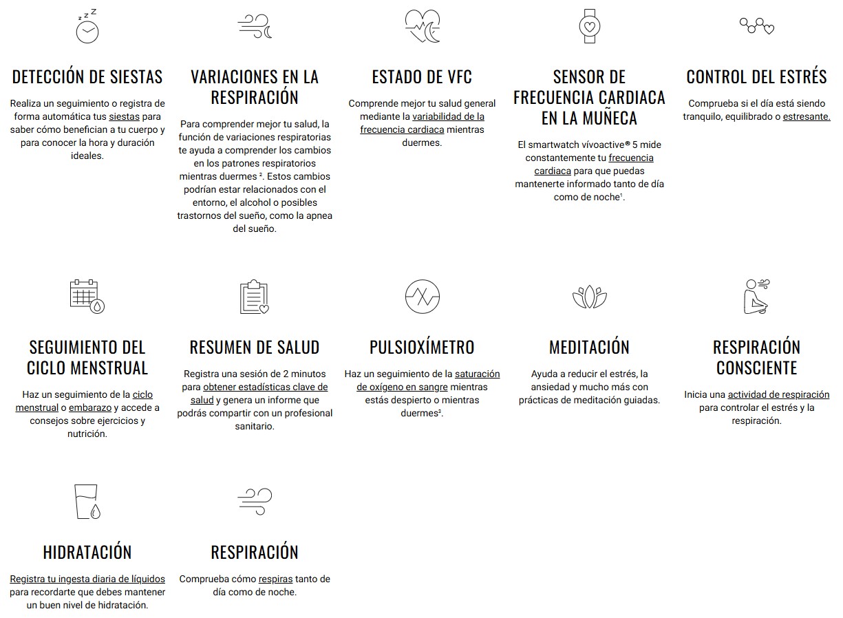 Garmin vivoactive 5 forma física