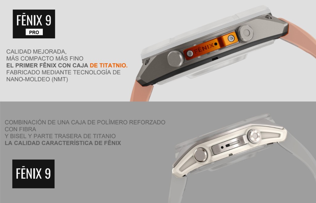 FENIX 9 Y FENIX 9 pro DIFERENCIA CAJAS