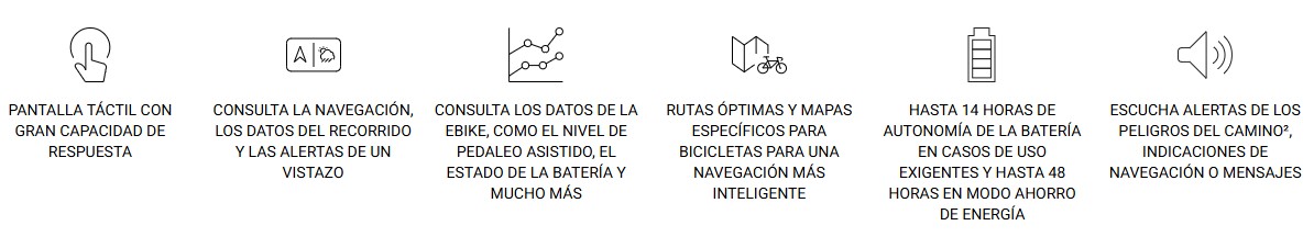 Características principales Garmin Edge Explore 3