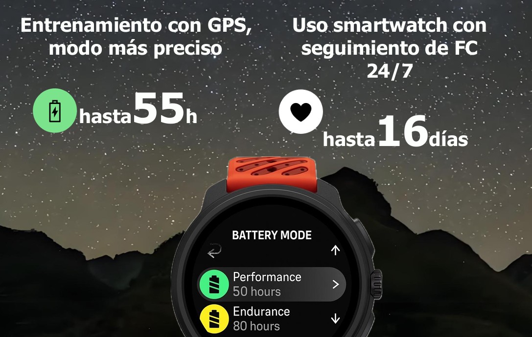 duración batería Suunto Race 2
