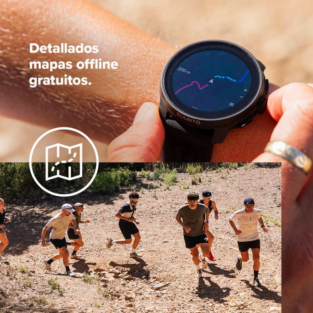 Suunto race S mapas offline