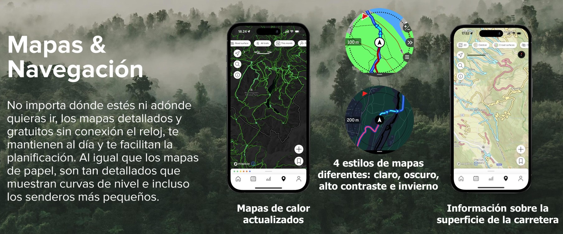 Suunto Vertical 2 mapas y navegación